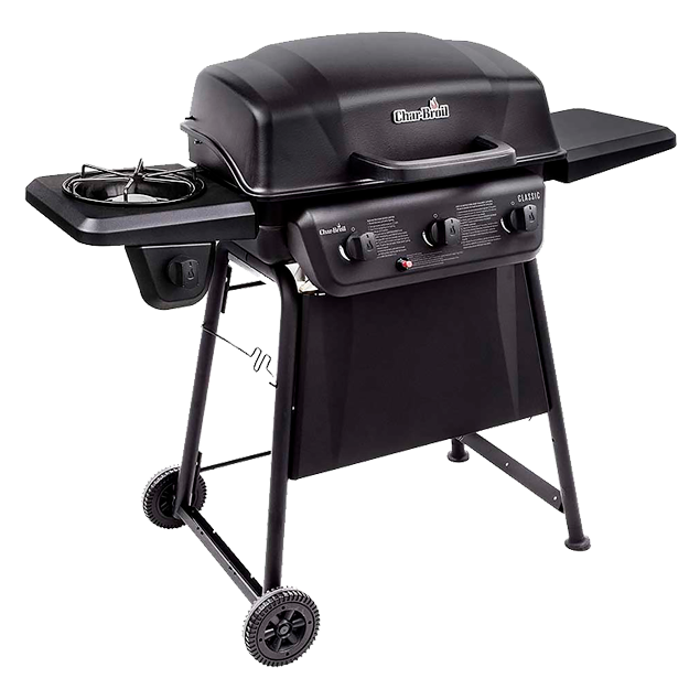 Газовый гриль  Char-Broil Classic, 3-горелки + 1 боковая конфорка